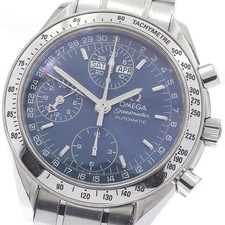 Omega OMEGA Speedmaster 3523.80 Triple calendar Navy Dial Automatic Men's Watch_956627