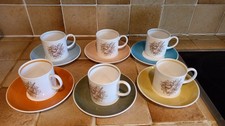 Susie Cooper  Mid Century Vintage Coffee Cups