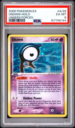 Unown graded PSA 6 for sale on eBay