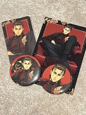 Eren yaeger Dignified Collectible Set Post Card Badges And Card