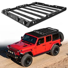 Roof Rack Top Cargo Luggage Carrier Basket Holder for 2018-2025 Jeep Wrangler JL