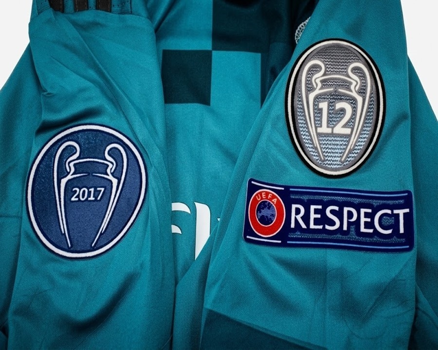 Real Madrid 2017-18 Third Long Sleeve Ronaldo #7 UEFA Champions