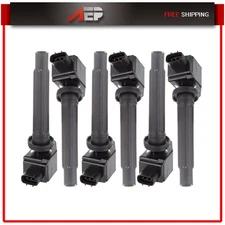 6 Ignition Coils for 2007-2009 Suzuki SX4 2.0L 2006-08 Suzuki Grand Vitara 2.7L