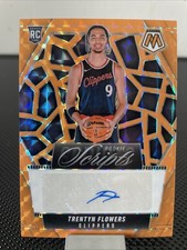 2024-25 Panini Mosaic - Rookie Scripts Trentyn Flowers #RS-FLW Fluorescent...