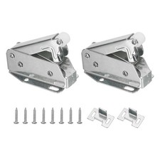 Automatic Spring Latch, 2 Pcs , Push to Open Lock Spring Loaded Latch