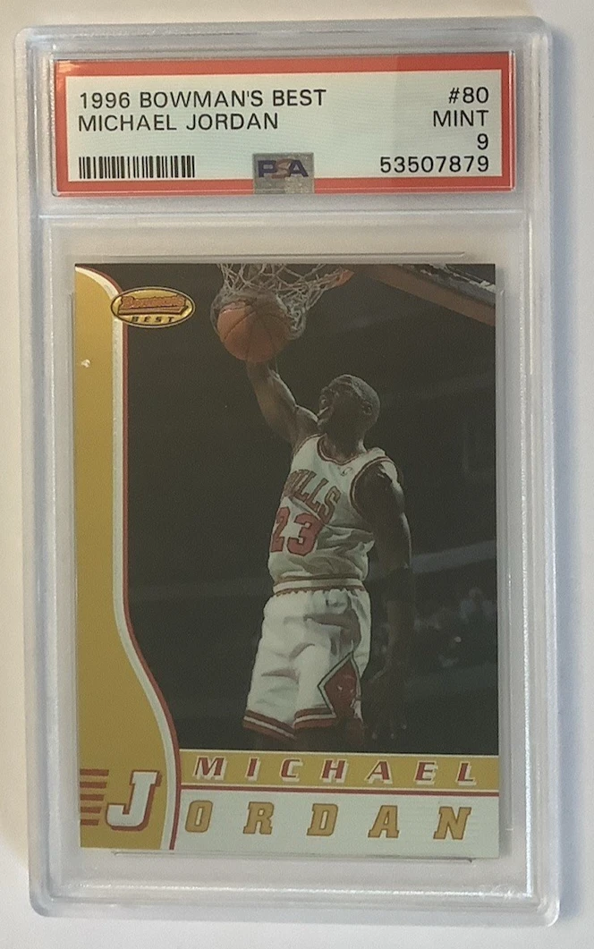 Bowman Michael Jordan 9 Graded Basketball Sports Trading Cards