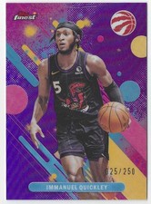 2026 TOPPS FINEST IMMANUEL QUICKLEY COMMON PURPLE REFRACTOR #32