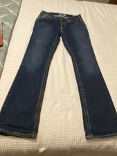 Ariat Women's FR Work Mid Rise Boot Jeans Blue 30L 98 Cotton 2 Lycra