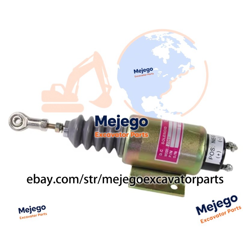 12V/24V Shut Off Solenoid SA-2969-A SA-2606-A Stop Solenoid for Excavator