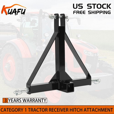 #ad 3 Point 2quot; Trailer Receiver Hitch Tow Drawbar Adapter Category 1 Tractor Adapter $43.06