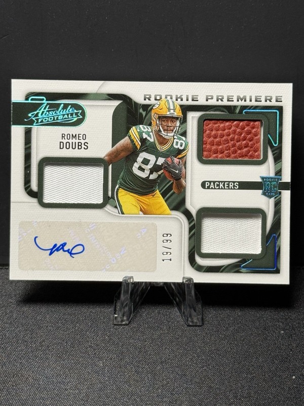 ROMEO DOUBS 2022 Panini Absolute 235 Rookie Premier Patch Auto /99