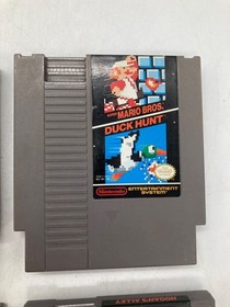Nintendo NES Game Cartridge Lot Featuring Gyromite Joust Tmnt Mario Duck Hunt