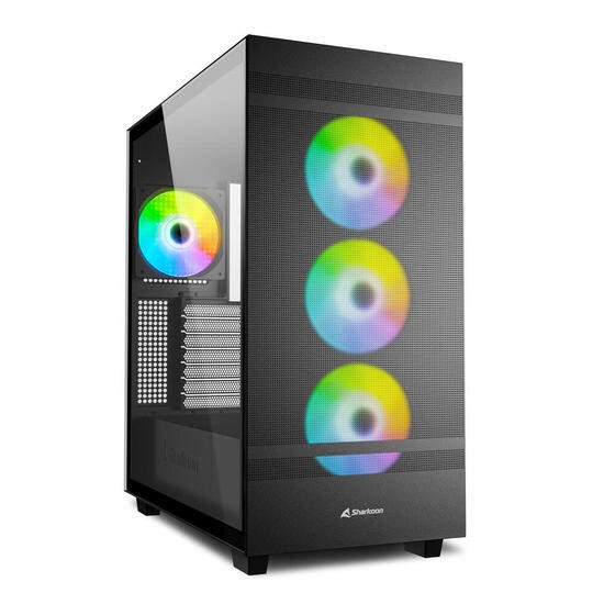 Sharkoon PC Gehuse Rebel C50 Black RGB ATX schwarz 23190₽