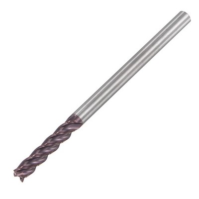 Square Nose End Milling Machine, 6mm Tip 4 Grooves with 6mm Shaft 100mm