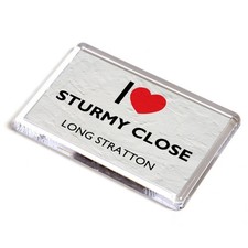 FRIDGE MAGNET - I Love Sturmy Close, Long Stratton