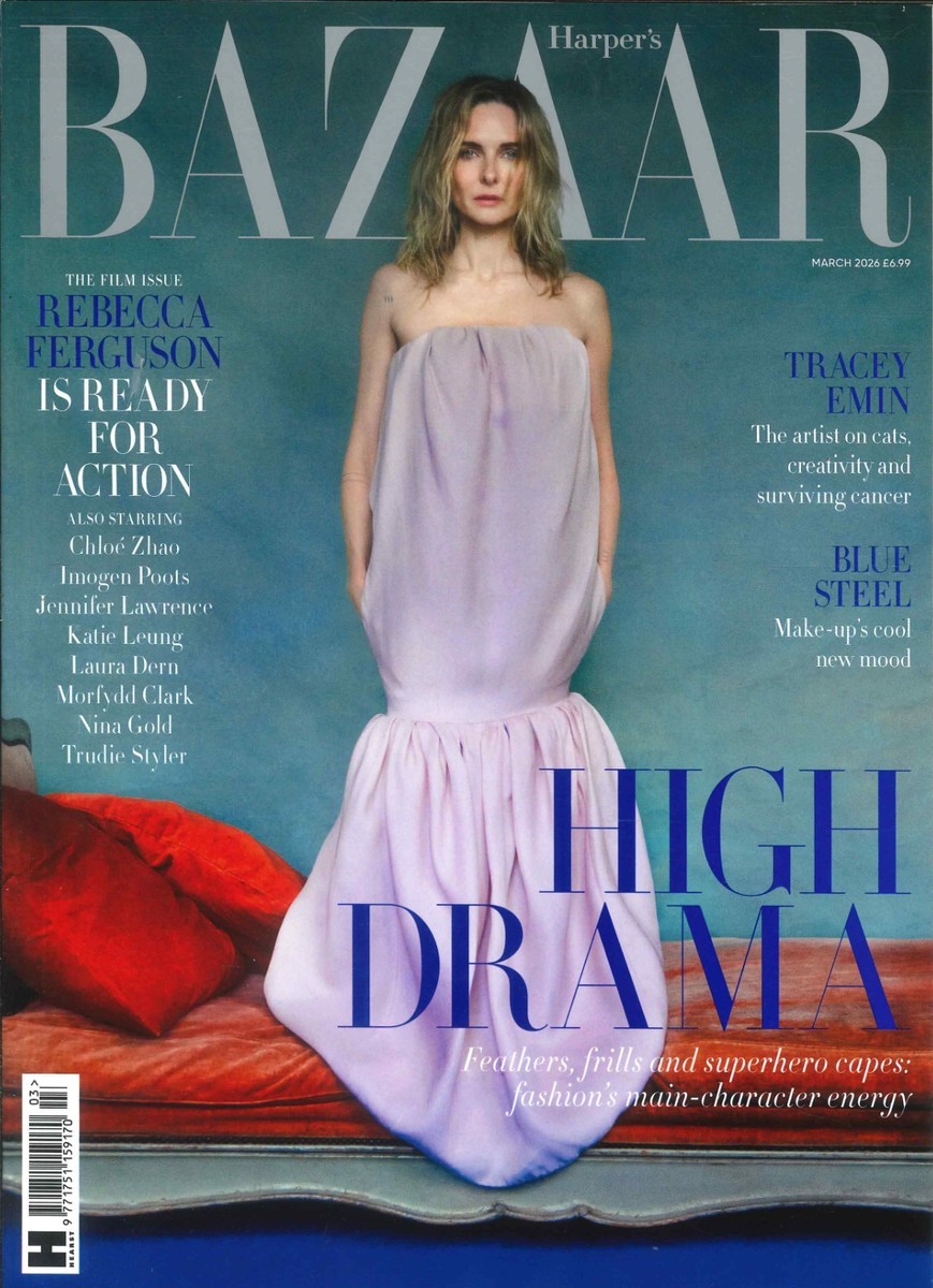 UK Harper's Bazaar Magazine: Rebecca Ferguson, Jennifer Lawrence