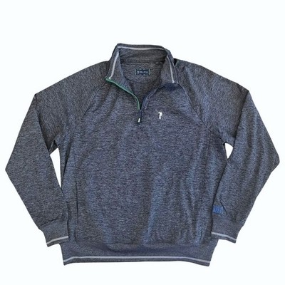 William Murray Mens XL Chip Shot Quarter Zip Pullover Performance 4 Way Stretch