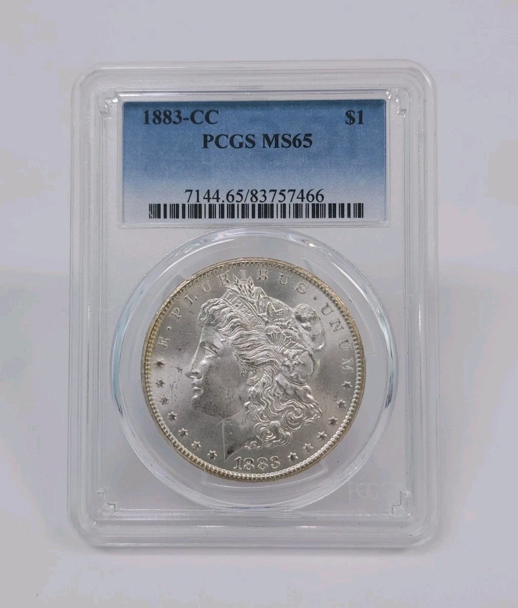 Carson City Grade MS 65 1883 Year Morgan US Dollars (1878-1921