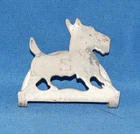 Vintage Lunt 510 Sterling Silver Scottish Terrier Scottie Dog Napkin Clip