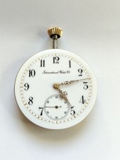 IWC Schaffhausen - pocket watch movement - Working.  R-2597 