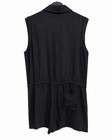 CHASER Button Down Romper Black  size small — photo 2