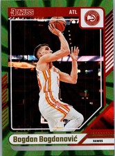 Bogdan Bogdanovic #88 - Green Lazer Holo - 2024-25 Panini Donruss - Hawks