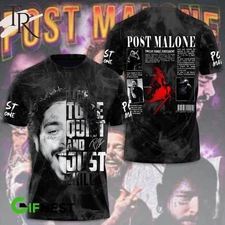 Post Malone 3D T-Shirt - I Like To Be Quiet And Just Chill