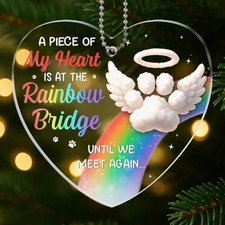 Pet Memorial Car Hanging Ornament, Loss of Dog Sympathy Gift, Car Accessories