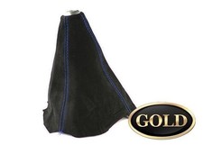 Manual Transmission Shift Boot Black Suede Blue Stitching Usa Manual Transmission Shift Boot Black Suede Blue Stitching Usa