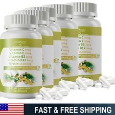 Multivitamin for Women Multimineral 60 Capsules &Vitamin B12, A, D3, C, Zinc