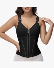 SHAPSHE Waist Trainer Corset for Women Tummy Control Workout Body Shaper Size L