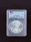 2016 30th Anniversary American Silver Eagle PCGS MS70 First Strike Flag Label