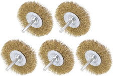 3-Inch Wire Wheel Brush with 1/4-Inch Shank for Bench Grinder