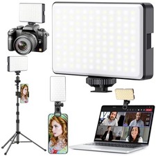 Portable Selfie Light for iPhone: 98 LED Rechargeable Phone Fill Lights, Ring