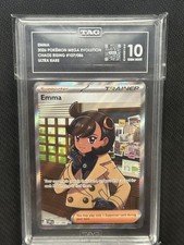 Emma Pokemon Chaos Rising Ultra Rare TAG 10 PSA #107/086