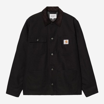 Carhartt WIP Mens Michigan Rigid Winter Jacket - Black NWT 