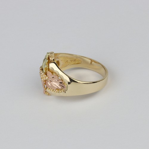Landstrom's 10k Yellow, Black Hills Gold Men's Ring Size 9.75 - Picture 2 of 2