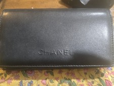 Chanel Black Quilted Leather Sunglasses Large Case