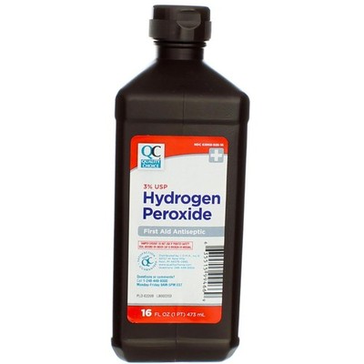 3 Pack Quality Choice Hydrogen Peroxide 20.1 oz