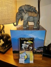 Tuskers Elephant  "Hitchin A Ride" Collectors Large Ornament - Original Box