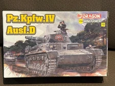 1/144 DRAGON  Mini Armor Series  Pz.Kpfw.IV  Ausf.D  WWII German Tank