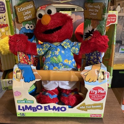 New Sesame Street Limbo Elmo Fisher Price Plush Doll Collector's Item