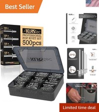 500-Piece Aluminum Pop Rivet Kit - Assorted Sizes for DIY  Professional Use