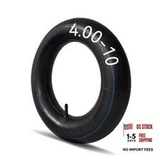 4.00-10 Inner Tube with Straight Valve Stem for Dirt Bikes, Pit Bikes and