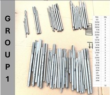 Massive Lot of 100 Reamers HSS Assorted Sizes New Used Mix