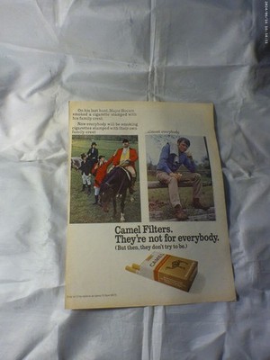 1971 Camel Cigarettes Print Ad 10'' x 13''