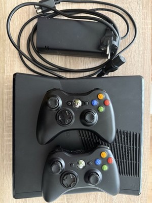 Microsoft Xbox 360 250GB Gloss Schwarz/2 Controller