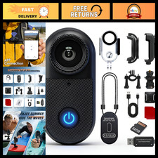 Compact Mini Body Camera - HD Audio Video Recording for Vlogging, Travel Sec