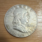 1962-D Franklin Half Dollar 50C Denver Business Strike 90% Silver — photo 1