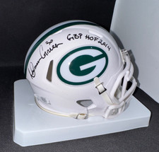 AHMAN GREEN signed auto GREEN BAY PACKERS SPEED Mini Football Helmet w/ COA JSA